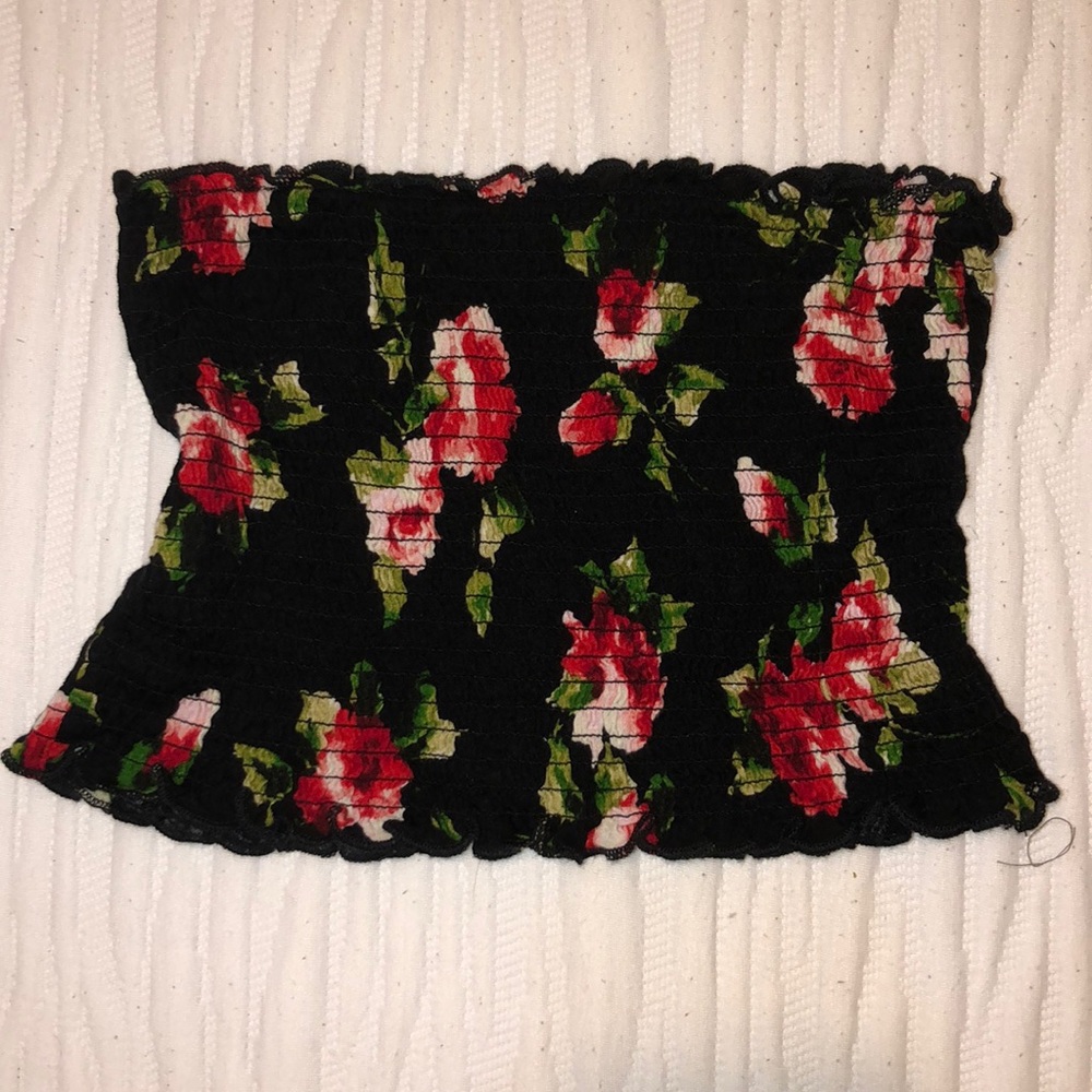 Floral crop top